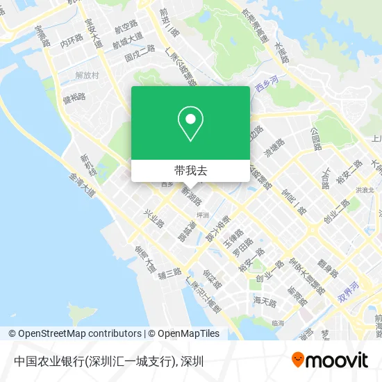 中国农业银行(深圳汇一城支行)地图