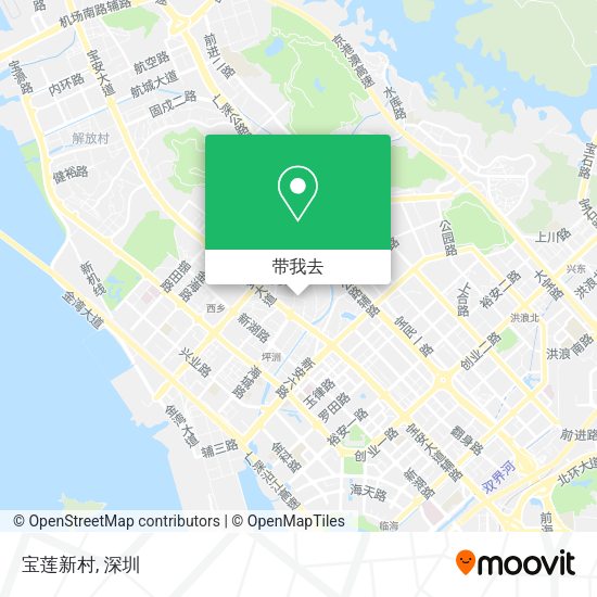 宝莲新村地图