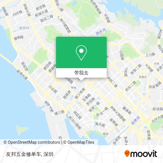 友邦五金修单车地图