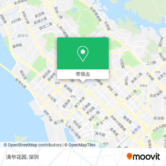 满华花园地图