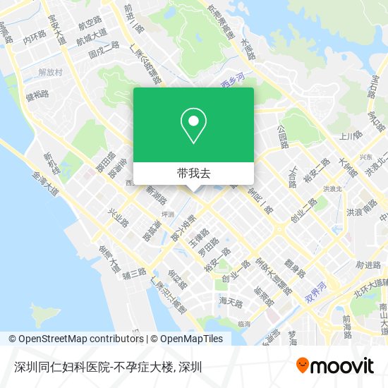 深圳同仁妇科医院-不孕症大楼地图