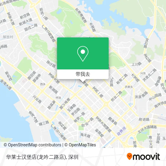 华莱士汉堡店(龙吟二路店)地图