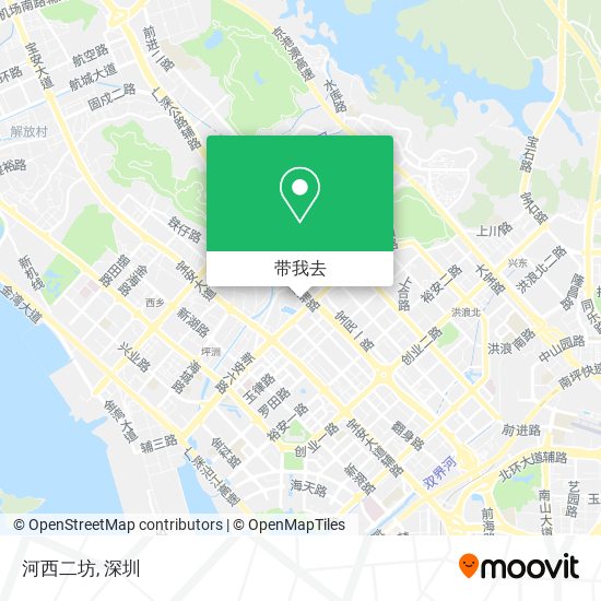 河西二坊地图