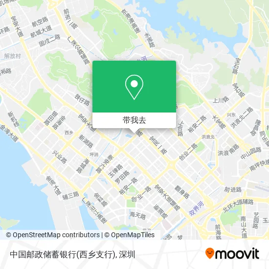 中国邮政储蓄银行(西乡支行)地图