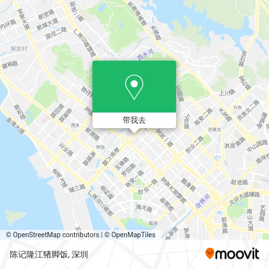 陈记隆江猪脚饭地图