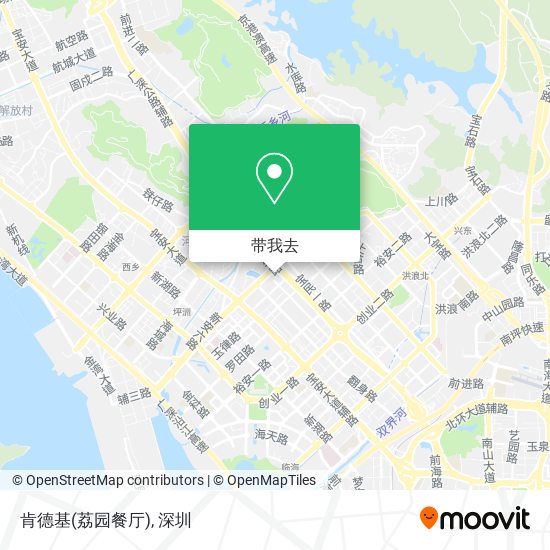 肯德基(荔园餐厅)地图