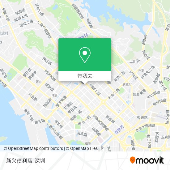 新兴便利店地图