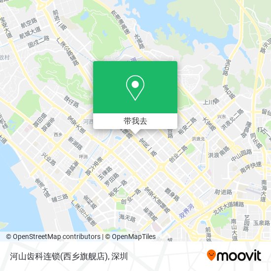 河山齿科连锁(西乡旗舰店)地图