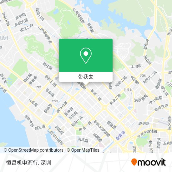 恒昌机电商行地图