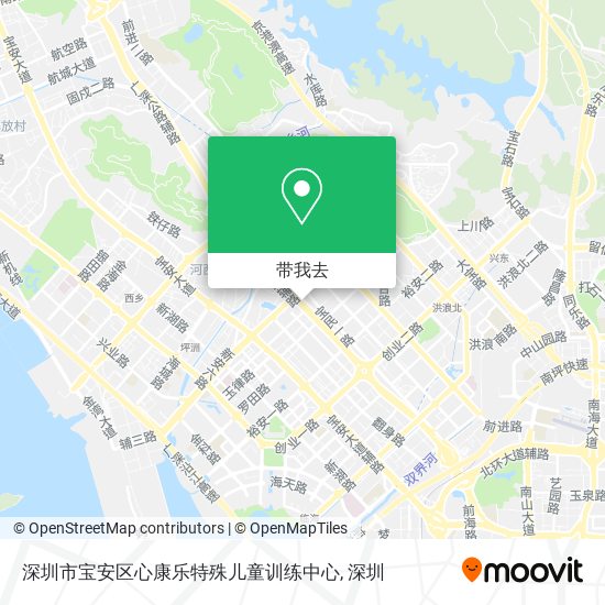 深圳市宝安区心康乐特殊儿童训练中心地图