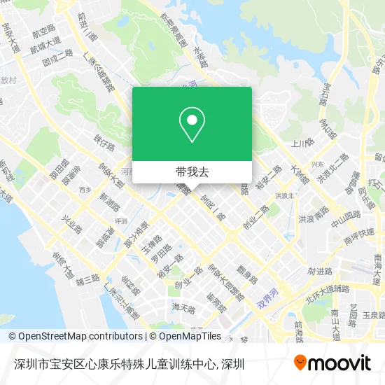 深圳市宝安区心康乐特殊儿童训练中心地图