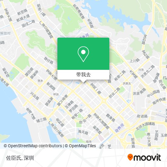 佐臣氏地图