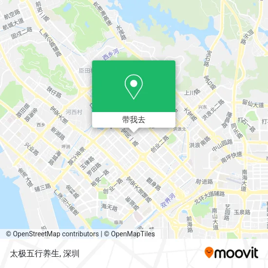 太极五行养生地图