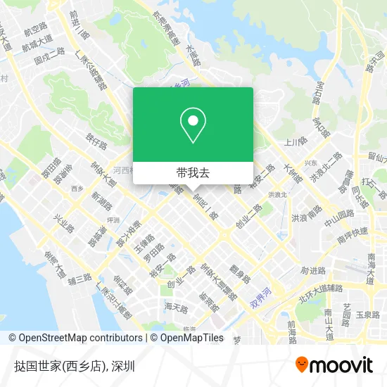 挞国世家(西乡店)地图