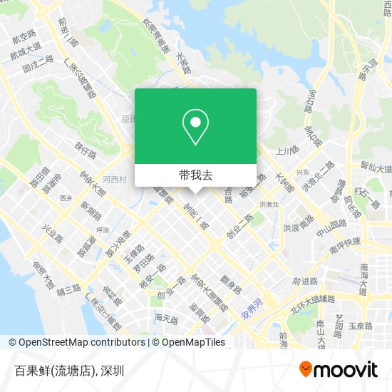 百果鲜(流塘店)地图