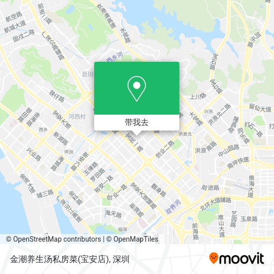 金潮养生汤私房菜(宝安店)地图