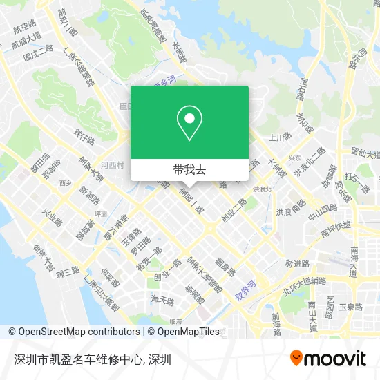 深圳市凯盈名车维修中心地图