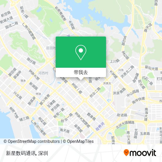 新星数码通讯地图