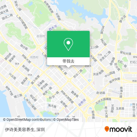 伊诗美美容养生地图