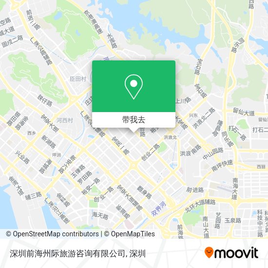 深圳前海州际旅游咨询有限公司地图