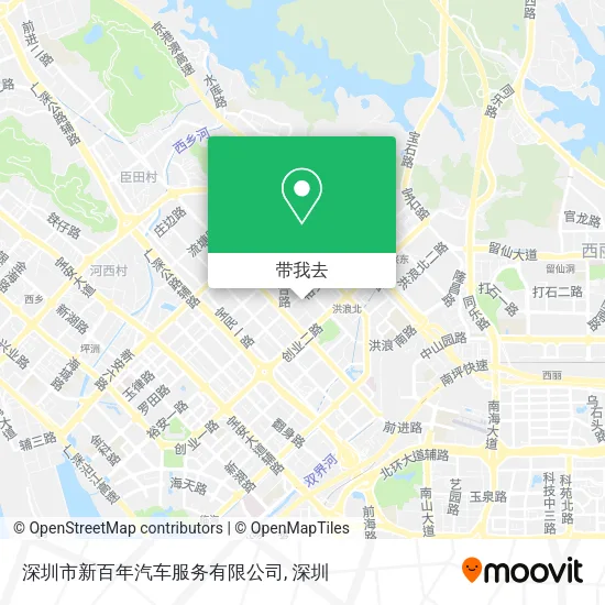 深圳市新百年汽车服务有限公司地图