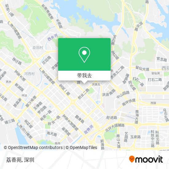 荔香苑地图