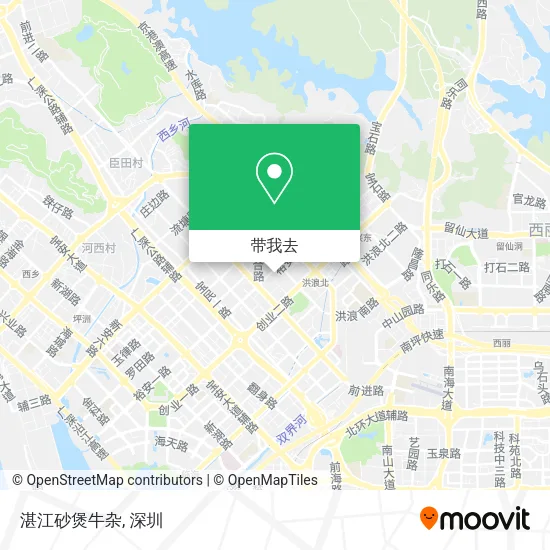 湛江砂煲牛杂地图