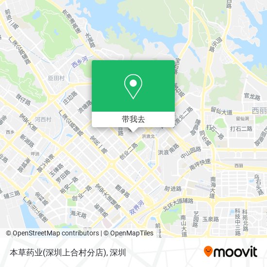 本草药业(深圳上合村分店)地图