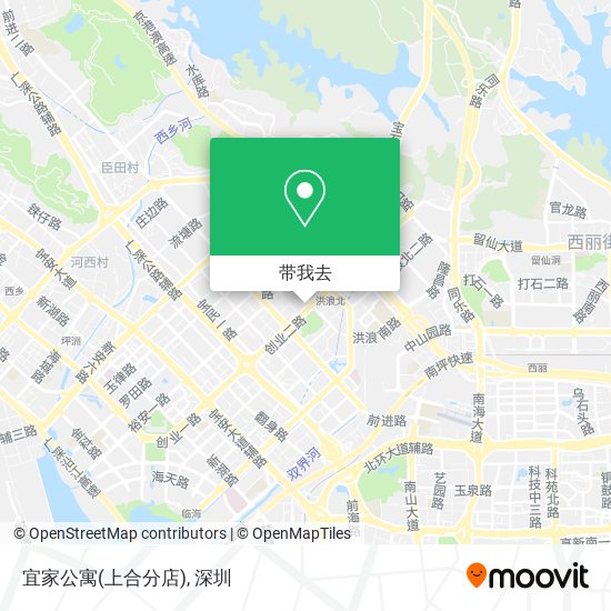 宜家公寓(上合分店)地图