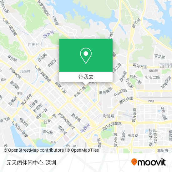 元天阁休闲中心地图