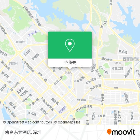 格良东方酒店地图