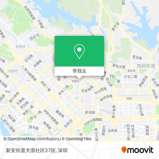 新安街道大浪社区27区地图