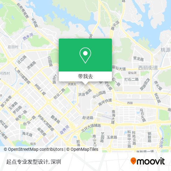 起点专业发型设计地图