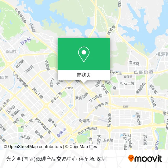 光之明(国际)低碳产品交易中心-停车场地图