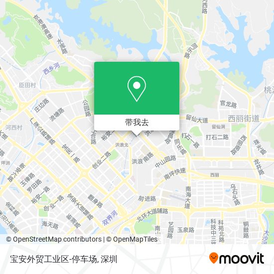 宝安外贸工业区-停车场地图