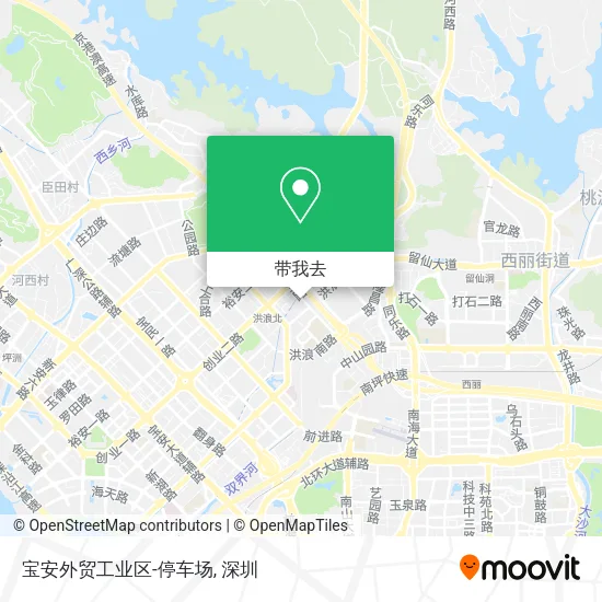 宝安外贸工业区-停车场地图