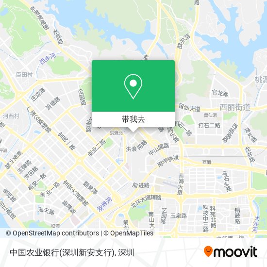 中国农业银行(深圳新安支行)地图