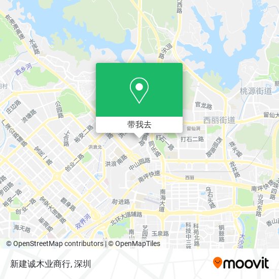 新建诚木业商行地图