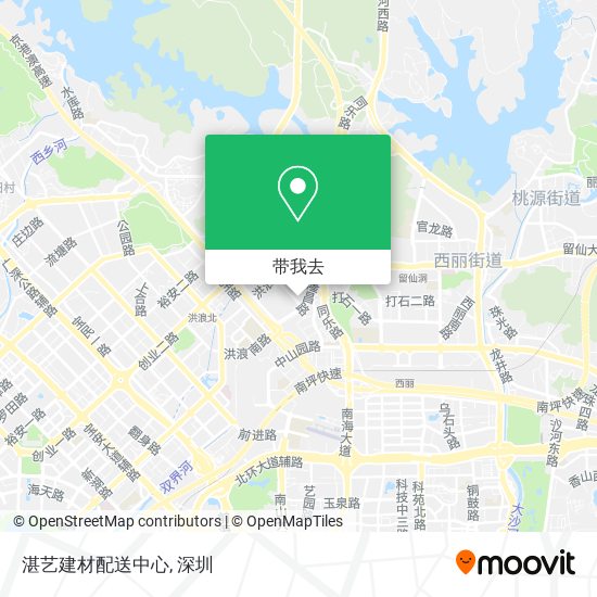 湛艺建材配送中心地图