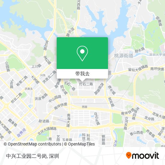 中兴工业园二号岗地图