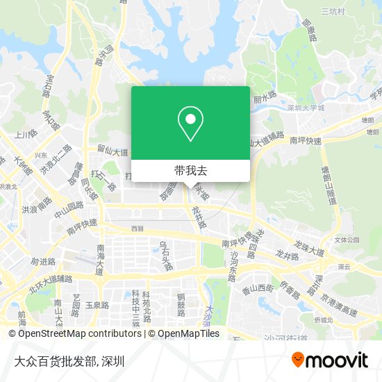 大众百货批发部地图