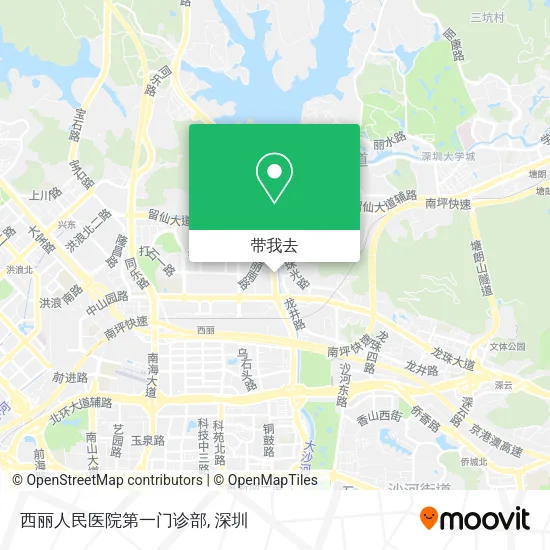 西丽人民医院第一门诊部地图