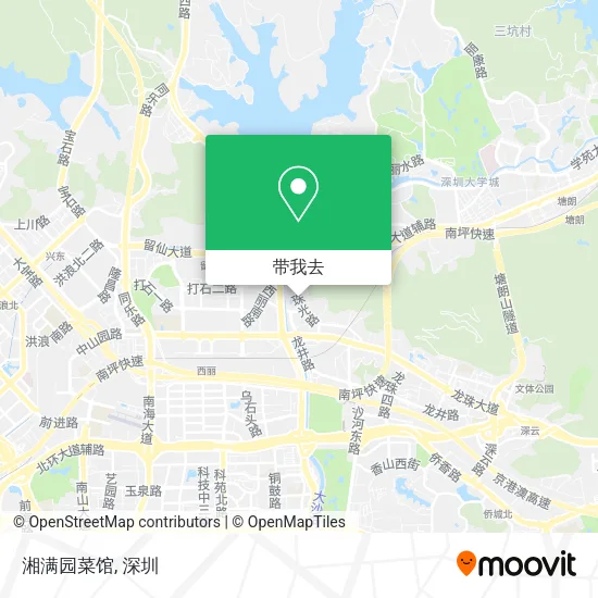 湘满园菜馆地图
