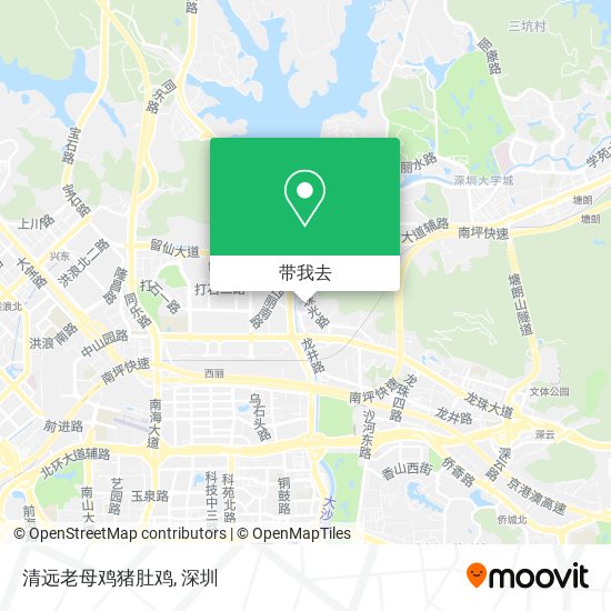 清远老母鸡猪肚鸡地图