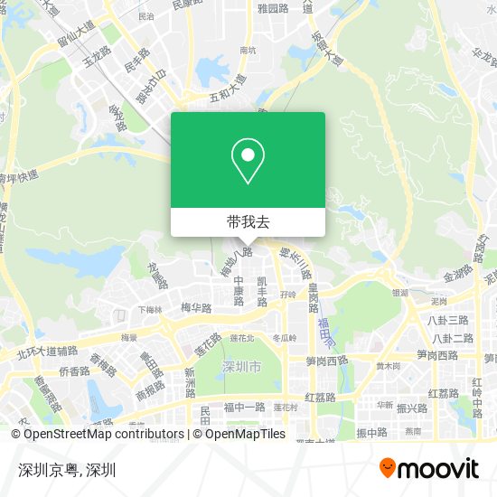 深圳京粤地图