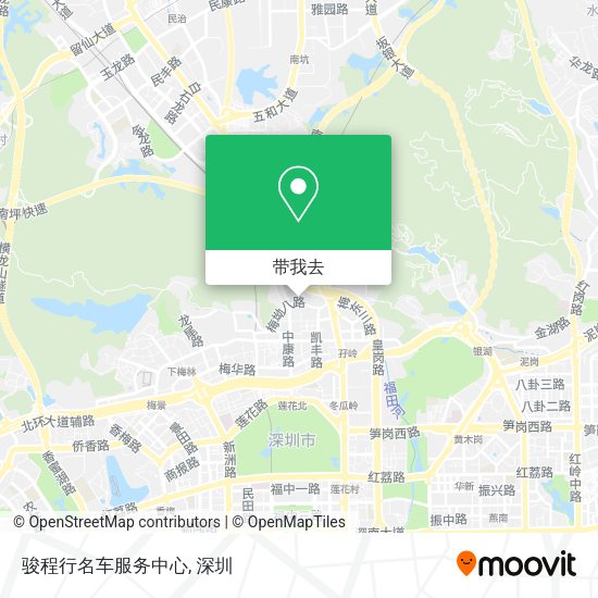 骏程行名车服务中心地图