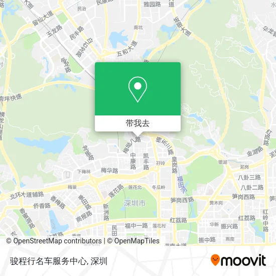 骏程行名车服务中心地图