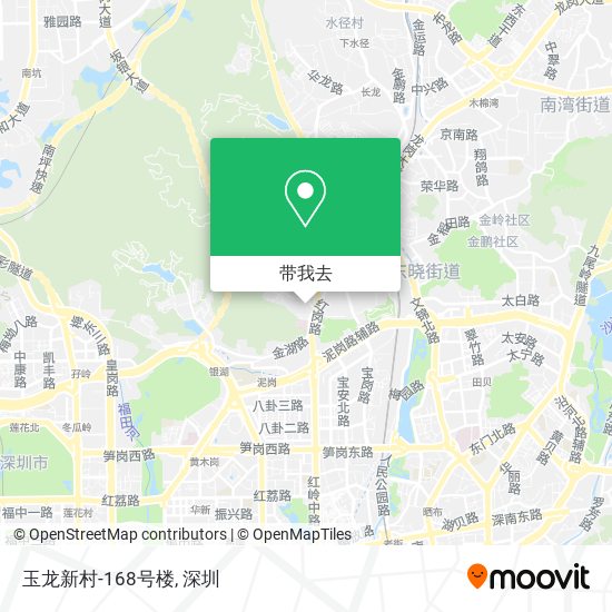 玉龙新村-168号楼地图