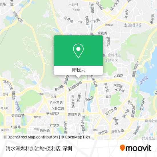 清水河燃料加油站-便利店地图