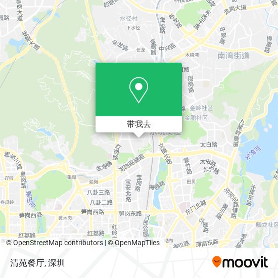 清苑餐厅地图